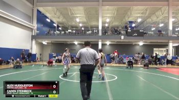 88 lbs Round 4 (16 Team) - Caden Steinbeck, Steel Valley Renegades vs Alex Huddleston, Indiana Outlaws