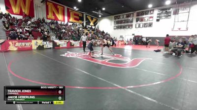 165 lbs Quarterfinal - Jakob Heberling, South Torrance vs Travion Jones, Chaparral