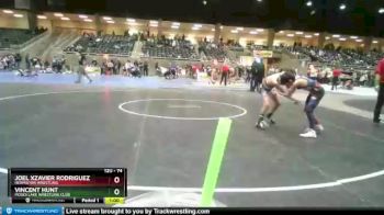 74 lbs Cons. Round 5 - Vincent Hunt, Moses Lake Wrestling Club vs Joel Xzavier Rodriguez, Hermiston Wrestling