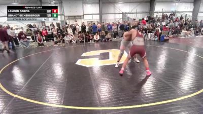 190 lbs 5th Place Match - Brandt Eichenberger, Torrington vs Landon Garcia, Berthoud