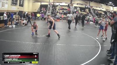 125/140 Round 5 - Conner Weld, Lexington Youth Wrestling vs Carp Carpenter, Legacy Elite Wrestling