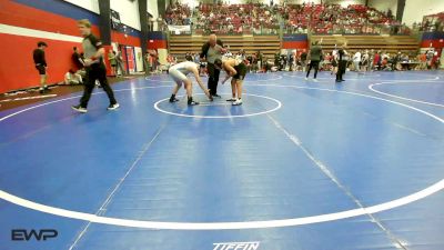 155 lbs Round Of 16 - Kai Walton, Sand Springs JH (SS) vs William Carlson, Bartlesville Junior High