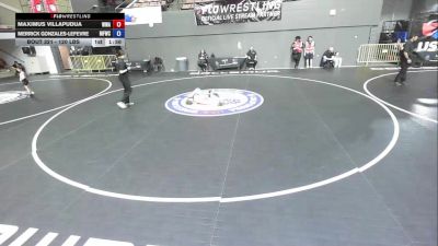 70 lbs Cons. Round 2 - Maximus Villapudua, Wright Wrestling Academy vs Merrick Gonzales-Lefevre, McKinleyville Freestyle Wrestling Club