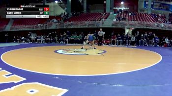 113 lbs Round 1 (4 Team) - Josiah Borge, Manhattan HS vs Andy Mateo, Schuyler