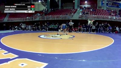 113 lbs Round 1 (4 Team) - Josiah Borge, Manhattan HS vs Andy Mateo, Schuyler