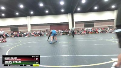 220 lbs Round 2 - Ezekial Shabazz, Unattached vs Aidan Gross, Northwestern Warriors