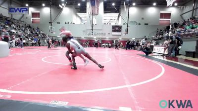 75-83 lbs Rr Rnd 1 - Deacon Doerr, Team Tulsa Wrestling Club vs Kadan Mclaurin, Tulsa North Mabee Stampede