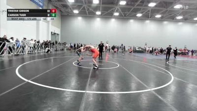 170 lbs Consi Of 16 #1 - Tristan Gibson, OH vs Carson Tuer, DE