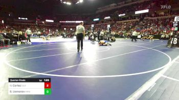 126 lbs Quarterfinal - Isaiah Cortez, Gilroy vs Sardor Usmonov, Mira Mesa