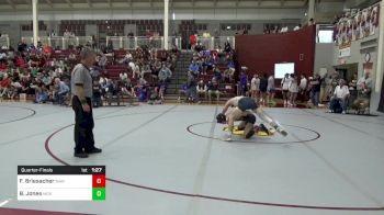 106 lbs Quarterfinal - Forrest Briesacher, Marist School vs Blake Jones, Mount De Sales