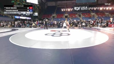 157 lbs Cons. Sub-rd Of 16 - Isaac Balden, NV vs Braidin Martin, AK