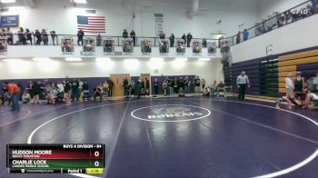 84 lbs Cons. Semi - Charlie Lock, Lander Middle School vs Hudson Moore, Rocky Mountain