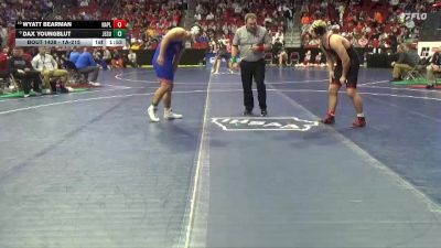 1A-215 lbs Cons. Round 3 - Dax Youngblut, Jesup vs Wyatt Bearman, Nashua-Plainfield