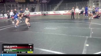 164 lbs Cons. Semi - Sophia Bassino, Team Wisconsin vs Kaylee Ricketts, Team Nebraska