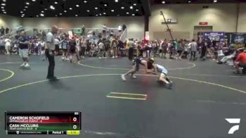 80 lbs Round 1 (6 Team) - Cameron Schofield, Untouchables Purple vs Cash McClurg, Team Gotcha Blue