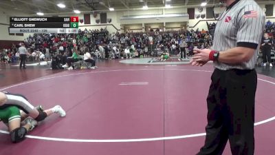126 lbs Cons. Round 3 - Carl Shew, Osage vs Elliott Gnewuch, Xavier, Cedar Rapids