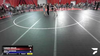 97 lbs Quarterfinal - Carson Weiler, Auburndale Youth Wrestling vs Broc Suchocki, Wisconsin