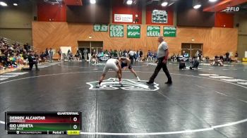 133 lbs Quarterfinal - Gio Urbieta, West Hills vs Derrek Alcantar, Bakersfield