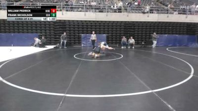 110 lbs Consi Of 8 #1 - William Pedrick, Honeoye Falls vs Frank Nicholson, Sciota