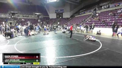 86-89 lbs Round 1 - Gavin Stoner, Junior Cougar Wrestling Club vs Liam Douglass, Pikes Peak Warriors Wrestling