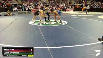 5A 160 lbs Champ. Round 1 - Xavier Huff, Carlsbad vs Logan Cambridge, Farmington