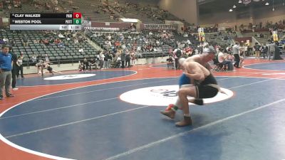 4A 175 lbs Cons. Semi - Weston Pool, Pottsville vs Clay Walker, Paris