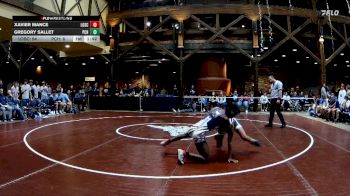 120 lbs Round 1 (16 Team) - Xavier Mance, Lovett School vs Gregory Sallet, Pierce County HS