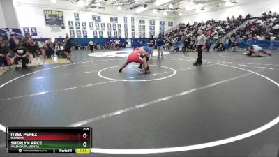 235 lbs Champ. Round 1 - Sherlyn Arce, Valencia/Placentia vs Itzel Perez, Hueneme