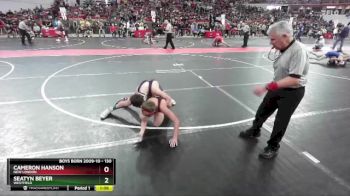 130 lbs Champ. Round 1 - Cameron Hanson, New London vs Seatyn Beyer, Westfield