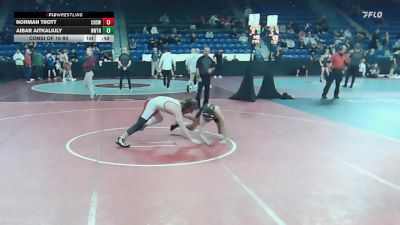 144 lbs Consi Of 16 #2 - Norman Trott, Cranston West vs Aibar Aitkaliuly, Newton North