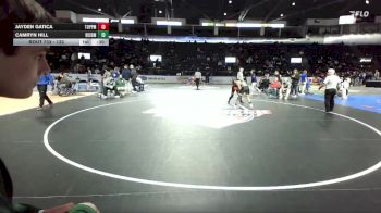 132 lbs Cons. Round 2 - Camryn Hill, Richland vs Jayden Gatica, Toppenish