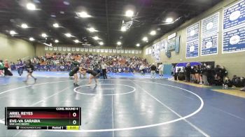 110 lbs Cons. Round 4 - Ariel Reyes, Hanford vs Eve-Va Sarabia, San Luis Obispo