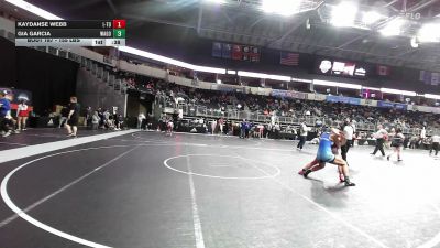 155 lbs Consi Of 8 #2 - Kaydanse Webb, L-Town Titans vs Gia Garcia, Wagoner