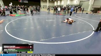 90 lbs 7th Place Match - Ana Madrigal, Borger Youth Wrestling vs Brinlie Bazer, Nebraska Wrestling Academy