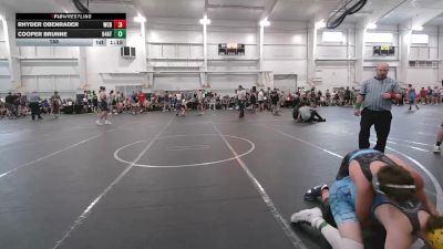 155 lbs Round 5 (8 Team) - Rhyder Obenrader, Wrecking Crew Black vs Cooper Brunne, 84 Athletes