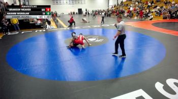 149 lbs Champ. Round 1 - Hashim Wordlaw, Thomas More vs Branson Weaver, Wabash