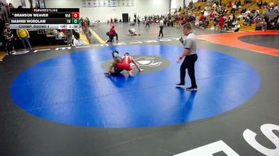 149 lbs Champ. Round 1 - Hashim Wordlaw, Thomas More vs Branson Weaver, Wabash