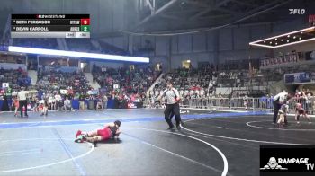 90 lbs Champ. Round 1 - Hadlee Riley, ElDorado vs Olivia Diffenbaugh, Mulvane