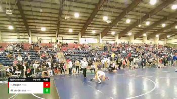 95 lbs 1st Place Match - Uriah Anderson, Delta Wrestling Club vs Peyton Hogan, Uintah Jr High Wrestling