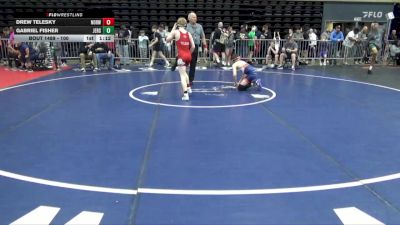 100 lbs Semifinal - Drew Telesky, Norwich vs Gabriel Fisher, Jersey Shore
