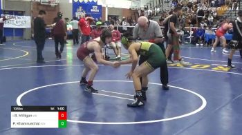 106 lbs Consolation - Ben Milligan, White River vs Patinya Khamruechai, Royal