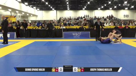 Joseph Thomas Mueller vs Dennis Sparks Walsh 2025 World IBJJF Jiu-Jitsu No-Gi Championship