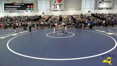 145 lbs Champ. Round 1 - Dylan Schug, Mat Creatures Wrestling Club vs Logan DAgostino, Superior Wrestling Academy