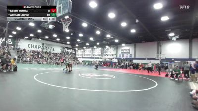 138 lbs Quarterfinal - Kevin Young, Temecula Valley vs Adrian Lopez, Murrieta Mesa