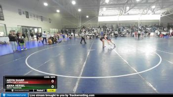 110 lbs Cons. Semi - Kiera Hersel, Rocky Mountain vs Aidyn Sharp, Uintah Girl`s Wrestling