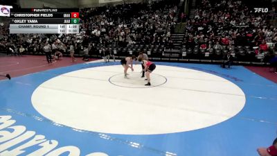 3A 190 lbs Champ. Round 1 - Oxley Yama, Juab vs Christopher Fields, Grantsville