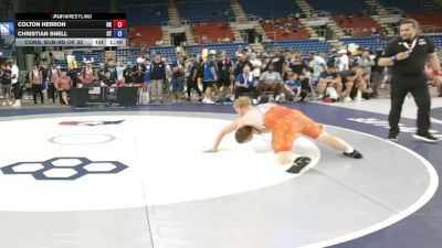 175 lbs Cons. Sub-rd Of 32 - Colton Herron, Oklahoma vs Christian Snell, Connecticut