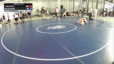 115 lbs Quarters - Ben Boyle, Ohio Crazy Goats Wrestling vs Nolan Baker, Franklin Wrestling Club