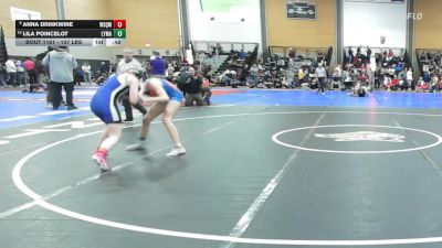 107 lbs Consi Of 8 #2 - Anna Drinkwine, Winnisquam vs Lila Poincelot, Lyman Hall*