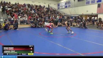 126 lbs Champ. Round 2 - Ryan Perry, Neutral Grounds vs Joshua Cruz, Segerstrom High School